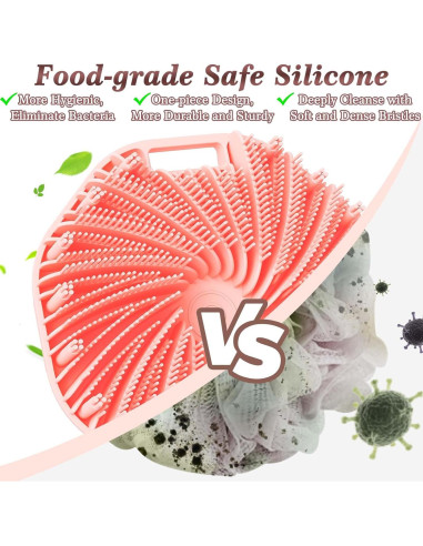 Set 2 PCS Exfoliantes Faciales y Corporales Manmihealth Rosa