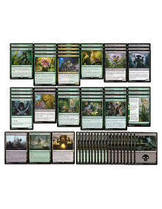 Baraja de Saproling Negra Verde MTG - 60 Cartas Legal Moderno