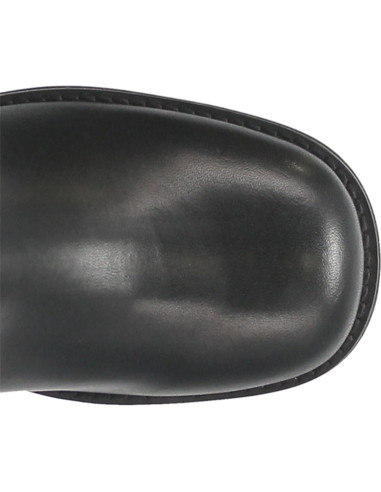 Botas de Motocicleta Goolita para Mujeres con Hebilla y Tacón 5cm