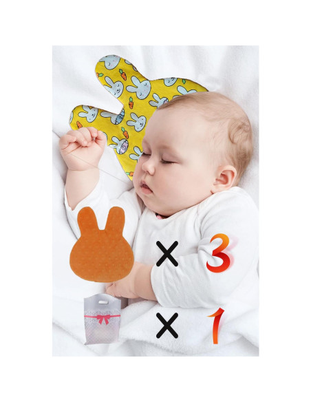 Paquete de 3 Almohadillas de Aroma para Bebés NICU - Naranja