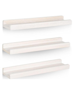 Estanterías Flotantes Emfogo de Madera Rústica 3 Unidades 42.9 cm
