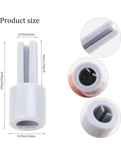 Ejes de Extensión de Potenciómetro WSDMAVIS 6MM D-Medio 4 Piezas 2