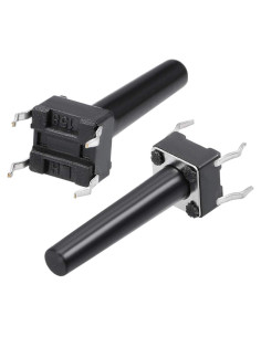 Interruptor Táctil Momentáneo uxcell 6x6x20mm 100PCS