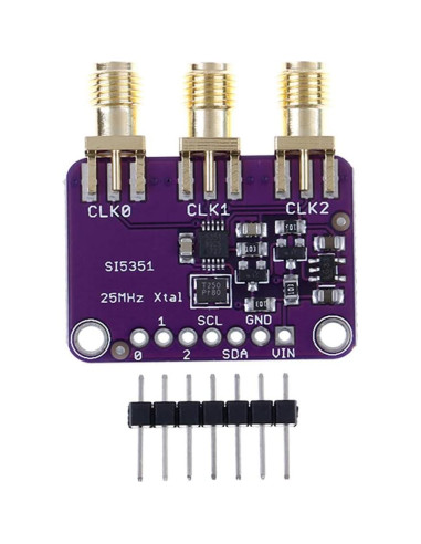 Placa Generador de Señal HiLetgo Si5351A I2C 8KHz a 160MHz