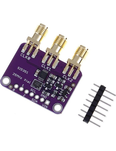 Placa Generador de Señal HiLetgo Si5351A I2C 8KHz a 160MHz