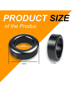 Núcleos Toroidales de Ferrita 8 Piezas 4.19x2.39x1.60cm EMI/RFI 2