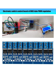 Controlador de Velocidad de Motor Luya PWM 15A 400W DC 5V-36V 2