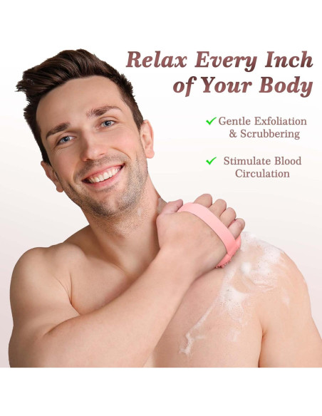 Set 2 PCS Exfoliantes Faciales y Corporales Manmihealth Rosa