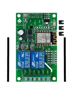 Módulo Relé WiFi 2 Canales ESP8266 ESP-12F 250V AC