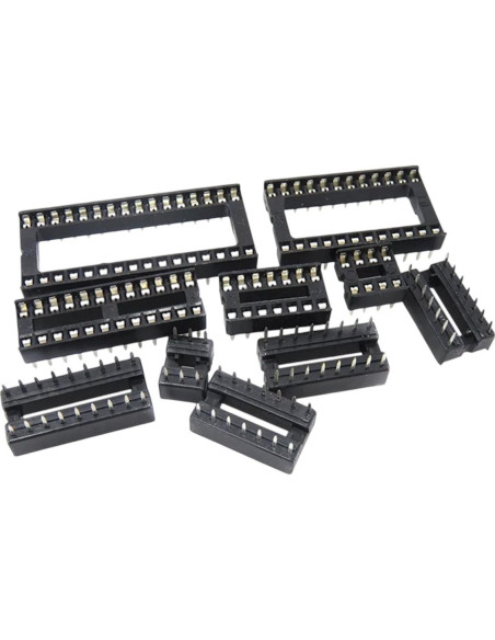 Zócalos IC 10 Piezas AILENRWNRUT para Componentes Electrónicos