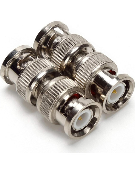 Conector BNC Macho a Macho TLS.eagle - Paquete de 5 Unidades