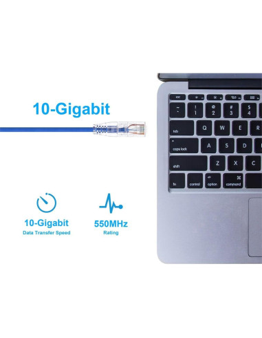 Cable Ethernet Cat6 Monoprice 3.05m UTP 550MHz Cobre Puro