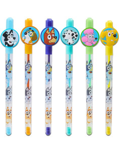 Estuche de Lápices Bluey con Bolígrafo y Stickers - 21.6 cm 2