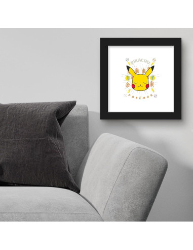 Arte de Pared Pikachu Gallery Pops Trends Internacional 30.48 cm