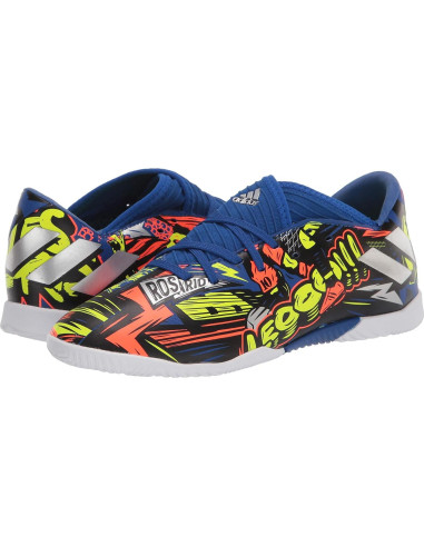 Zapatos de Fútbol Interior Adidas Nemeziz Messi 19.3 Niños Azul