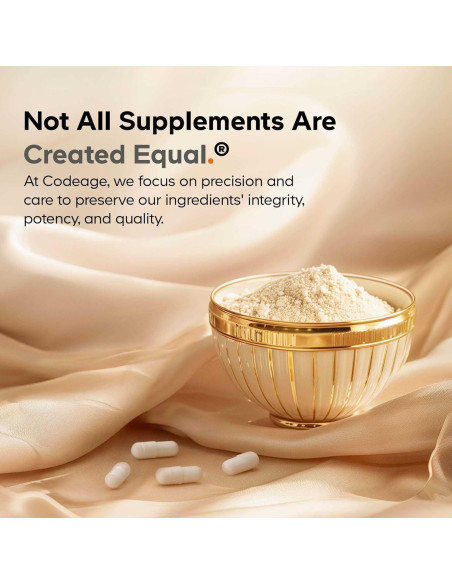 Suplemento Vitaminas Codeage Crecimiento Cabello y Piel 30 Cápsulas