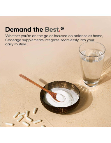 Suplemento Vitaminas Codeage Crecimiento Cabello y Piel 30 Cápsulas