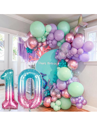 Globo de Número 0 Sirena Isndare 101,6 cm Estrellado