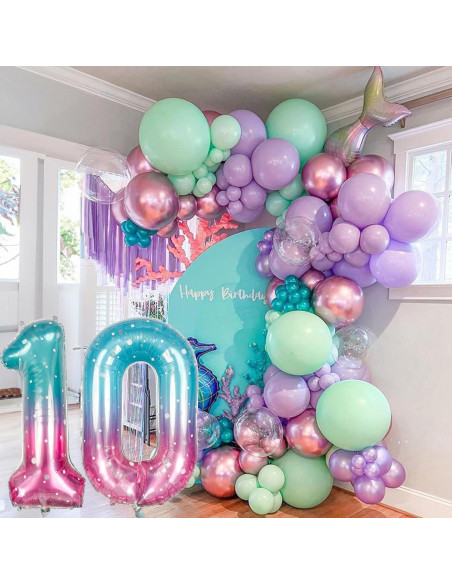 Globo de Número 0 Sirena Isndare 101,6 cm Estrellado