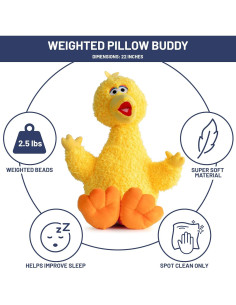 Almohada de Peluche Big Bird Jay Franco 55.88 cm 1.13 kg 2