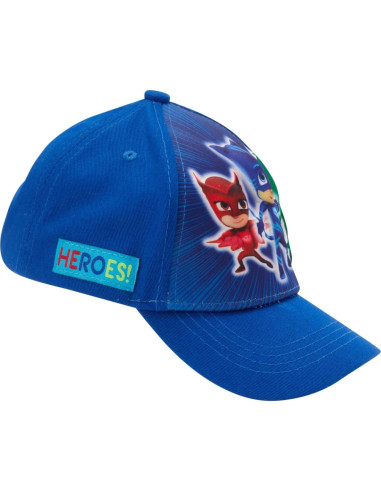 Gorra de béisbol PJ Masks 3D para niños 4-7 años azul