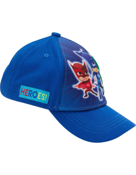 Gorra de béisbol PJ Masks 3D para niños 4-7 años azul