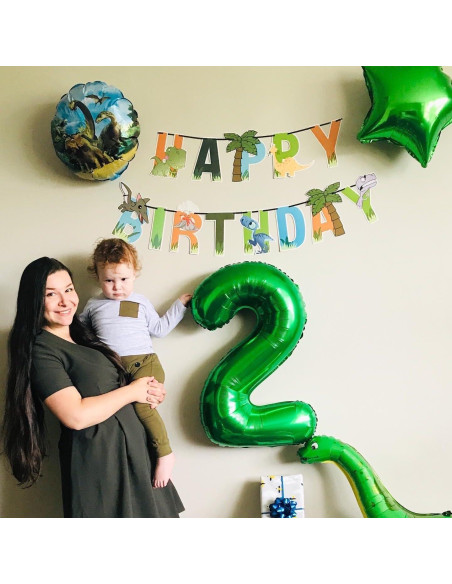 Globo de Número 6 Verde Oscuro 101,6 cm para Fiestas