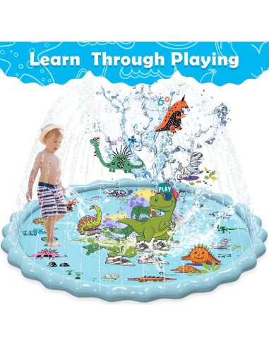 Alfombra Splash Toffos para Niños 220 cm, Juguete Acuático