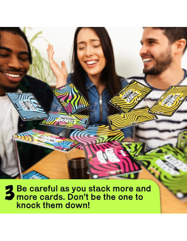 Juego de Cartas Big Potato vs Gravedad - Apilamiento y Equilibrio