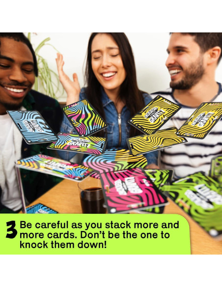 Juego de Cartas Big Potato vs Gravedad - Apilamiento y Equilibrio
