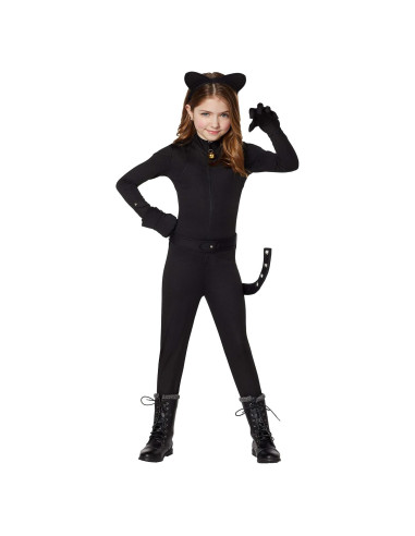 Disfraz de Gato Noir Spirit Halloween para Niñas - Licencia Oficial