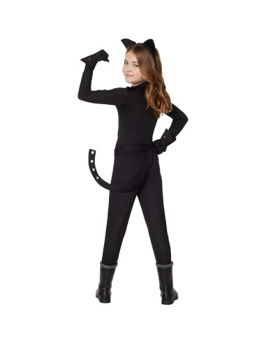 Disfraz de Gato Noir Spirit Halloween para Niñas - Licencia Oficial