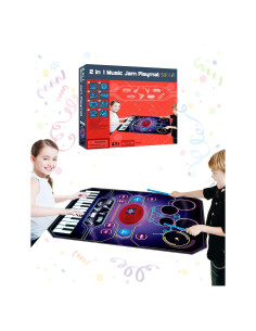 Alfombra Musical 2-en-1 SUNLIN para Niños 3-6 Años