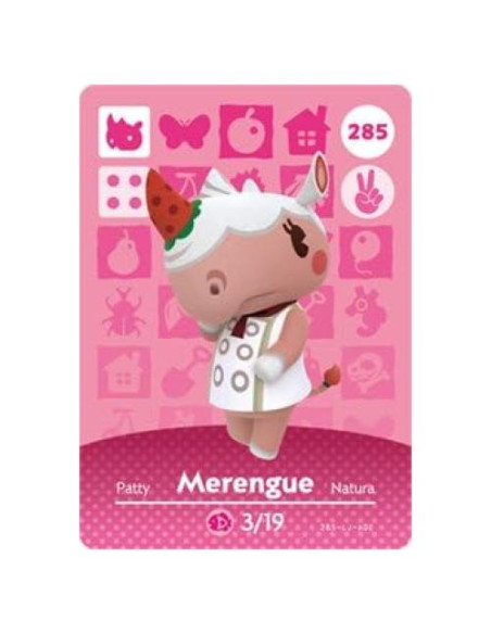 Tarjeta Amiibo Merengue Animal Crossing Serie 3 - Nintendo