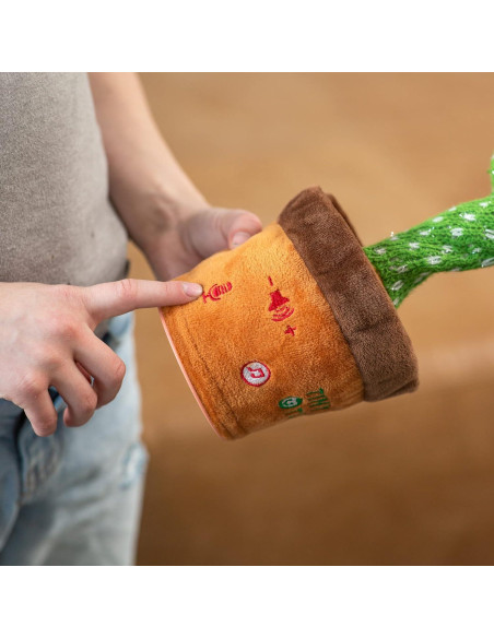 Juguete Cactus Bailarín Tiny Tots Toys - 125 Canciones LED