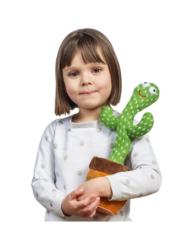 Juguete Cactus Bailarín Tiny Tots Toys - 125 Canciones LED