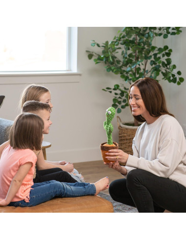 Juguete Cactus Bailarín Tiny Tots Toys - 125 Canciones LED