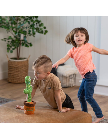 Juguete Cactus Bailarín Tiny Tots Toys - 125 Canciones LED