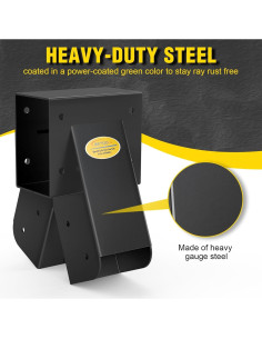 Soporte para Columpio A-Frame BETOOLL Negro - 1 Pcs, Resistente 2