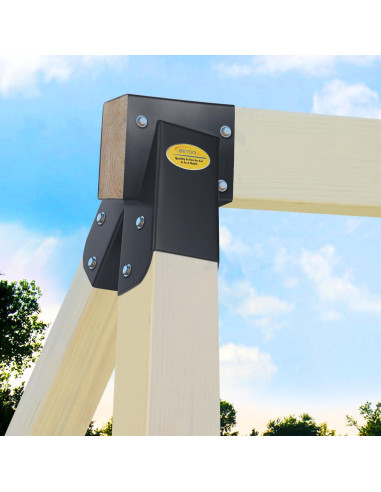 Soporte para Columpio A-Frame BETOOLL Negro - 1 Pcs, Resistente