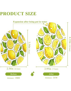 3 Esponjas de Fregar Jihqo Ovaladas 9x6.5 cm para Cocina 2