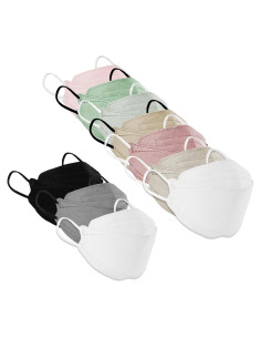 Mascarillas Desechables 3D con Válvula Respiratoria - 50 Pzas