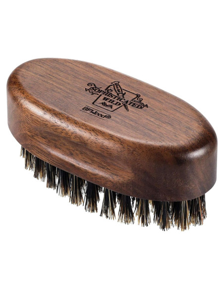 Cepillo de Barba de Viaje BFWood - Cerdas de Jabalí Natural