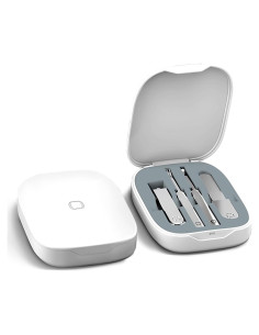 Juego de Cuidado de Uñas 4 en 1 Sourcingbay - Estuche Blanco