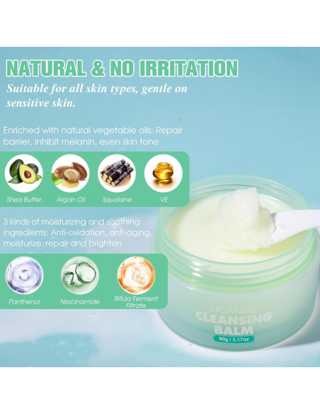 Bálsamo Limpiador Desmaquillante UCANBE 90g + 4 Paños