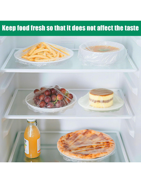 100 Cubiertas de Tazón de Plástico Reutilizables XPINBAO 28 cm