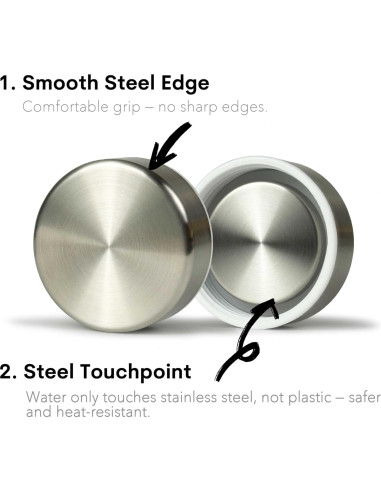 Botella Infusora de Té Xaeiglas 532 ml de Bambú Aislada