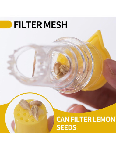 Exprimidor de Limón Aklimida con Tapa y Filtro 32g