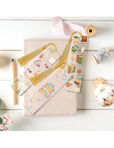 Calcomanías de Marcadores Acrílicos AFRITEE - 24 Hojas DIY 2