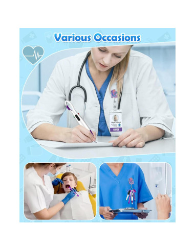 Conjunto de bolígrafos para enfermeras Plifal - 4 piezas